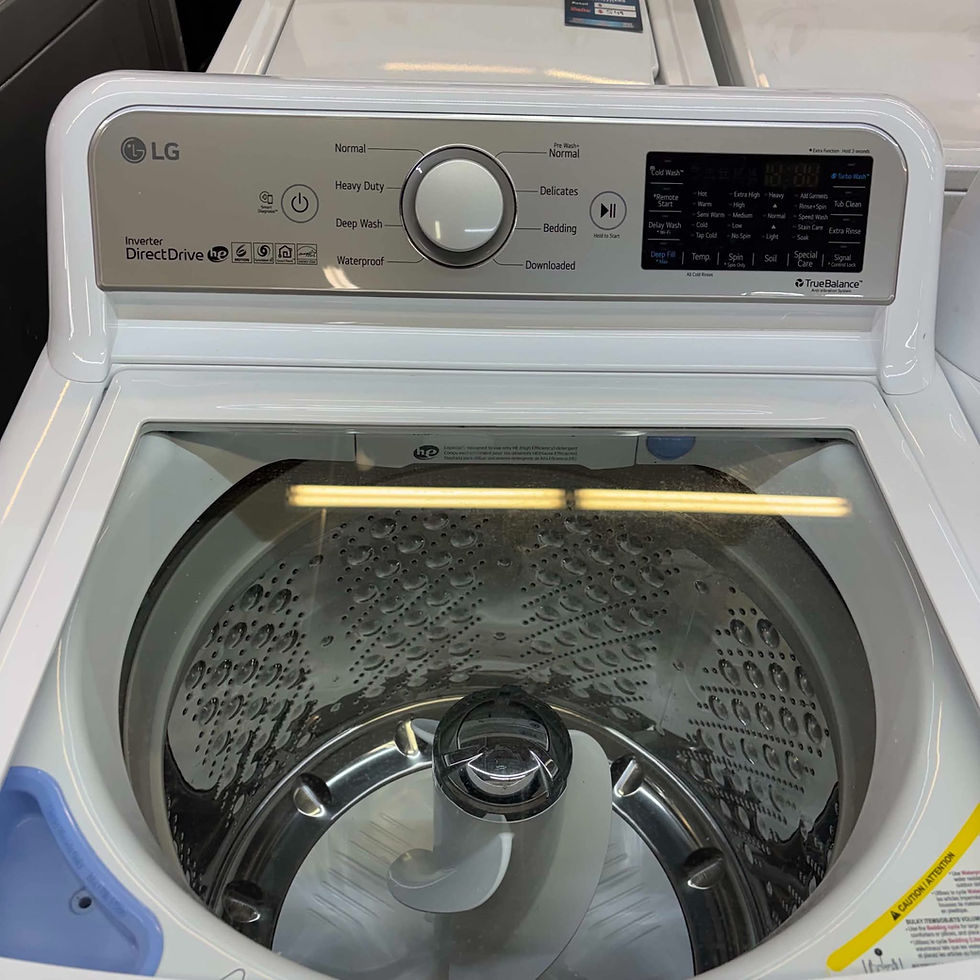 Miniatura: LG WT7305CW Washer 4.8 CF & LG DLE7300WE Dryer - Refurbished - Irving 3245