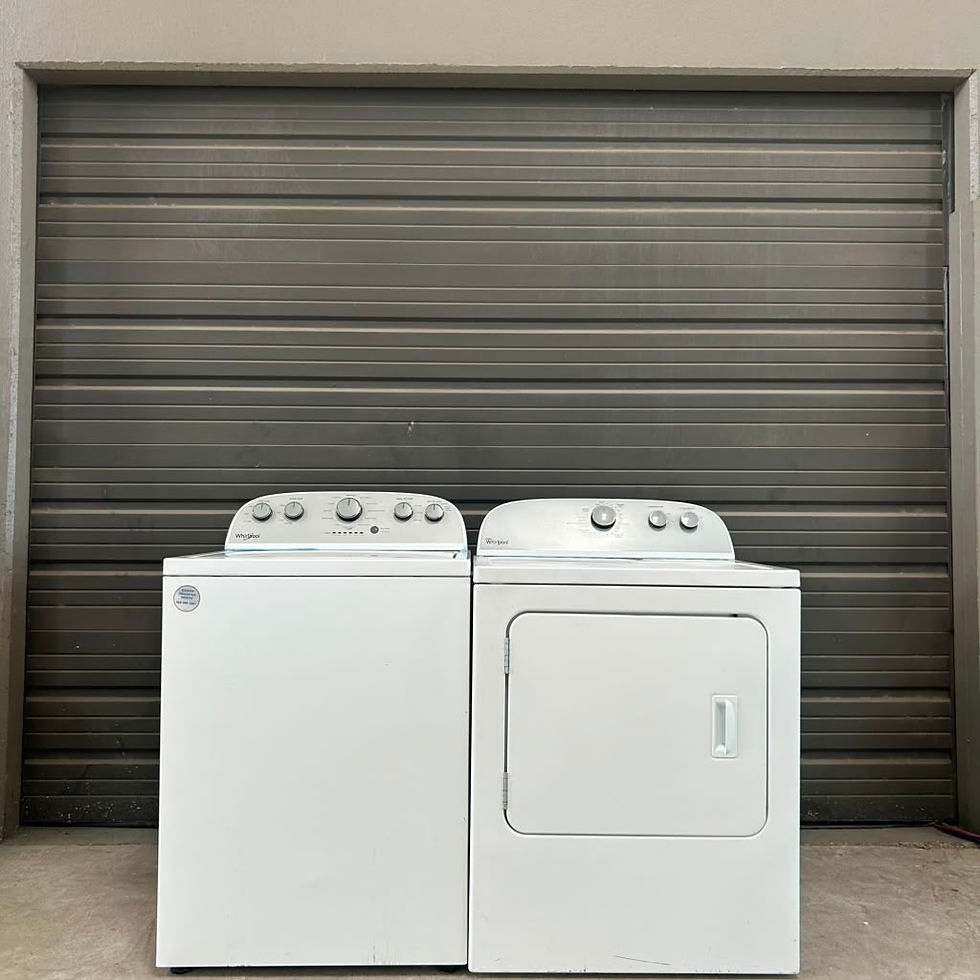 Thumbnail: Whirlpool Refurbished Washer and Dryer, Top load 3.5 cu.ft Austin 0379