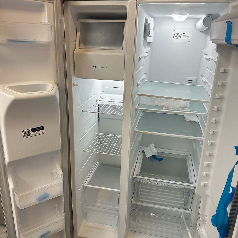 Thumbnail: Frigidaire Open Box Refrigerator, Side-by-Side 25.6 cu.ft Irving 9928