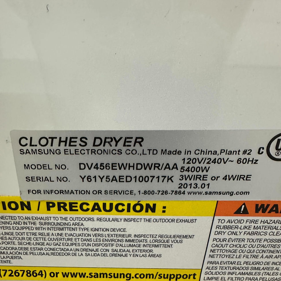 Thumbnail: Kenmore 796.31512210 Washer 4.7 CF & Samsung DV456EWHDWR Dryer - Refurbished Irv