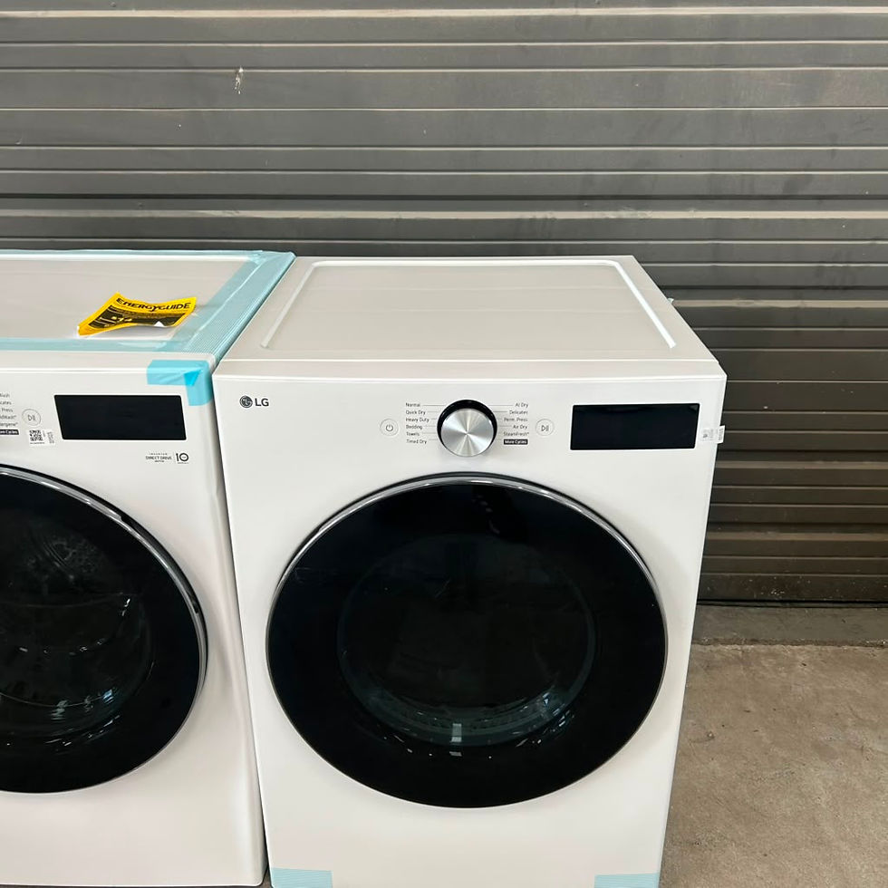 Thumbnail: LG Scratch and Dent Washer and Dryer, Front Load 5.0 cu.ft Austin A17
