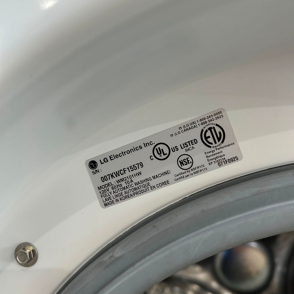 Miniatura: LG Refurbished Washer, Front Load 4.0 cu.ft Austin 4118
