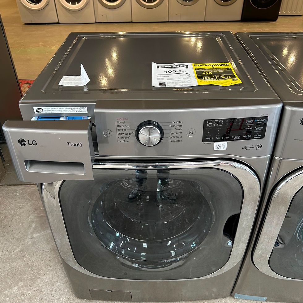 Miniatura: LG Open Box Washer and Dryer, Front Load 5.2 cu.ft Austin 4509
