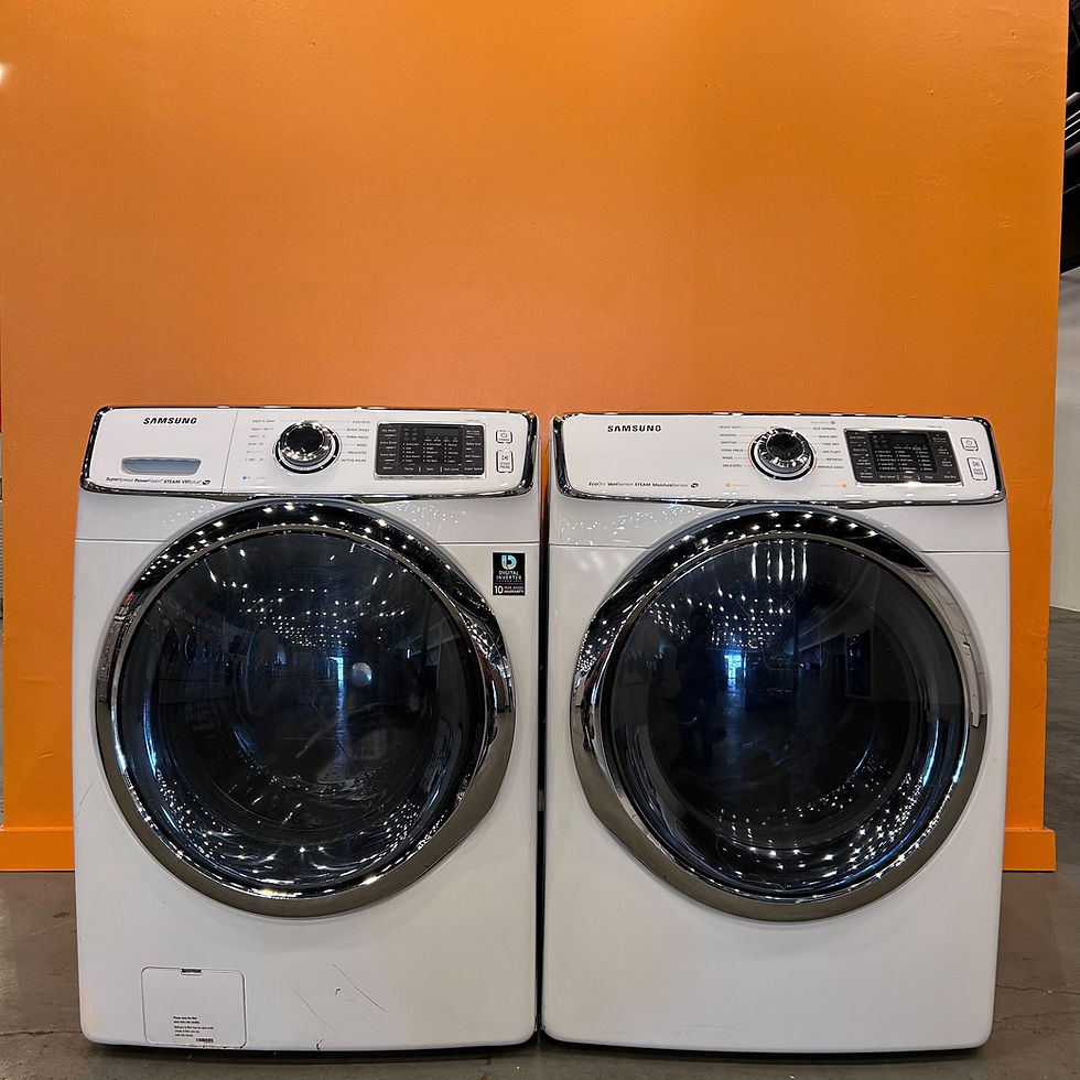 Miniatura: Samsung WF45H6300AW Washer 4.5 CF & DV45H6300EW Dryer - Refurbished - Austin 645
