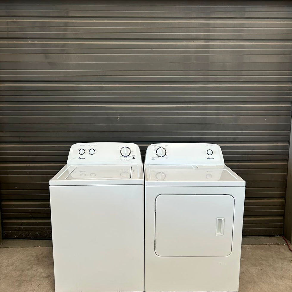 Thumbnail: Amana Refurbished Washer and Dryer, Top load 3.5 cu.ft Austin A05