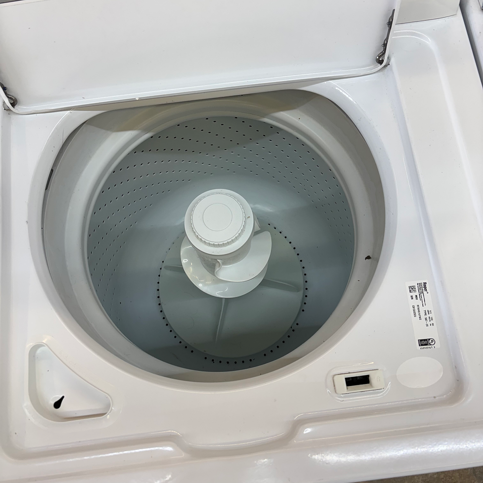 Thumbnail: Roper RTW4516FW2 Washer 3.5 CF & Whirlpool WED5000DW2 Dryer  - Refurbished - Irv