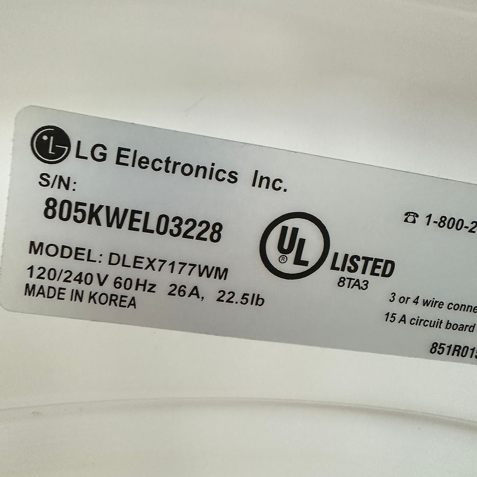 Thumbnail: LG Refurbished Washer and Dryer, Front Load 4.5 cu.ft Irving 6662