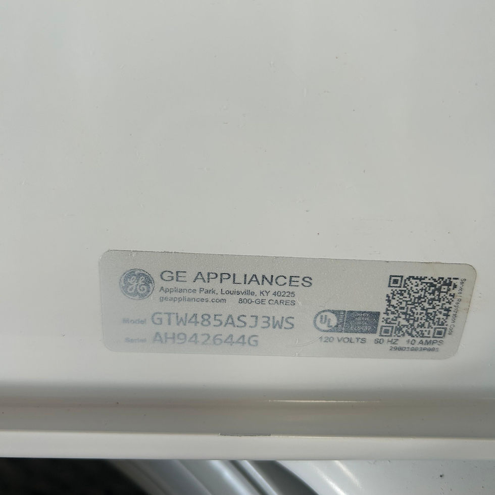 Miniatura: GE Refurbished Washer and Dryer, Top load 4.5 cu.ft Austin 6481