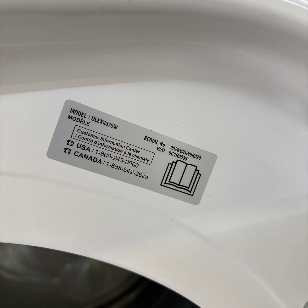 Miniatura: LG WM4270HWA Washer 4.5 CF & DLEX4370W Dryer 7.4 CF - Refurbished - Irving 664