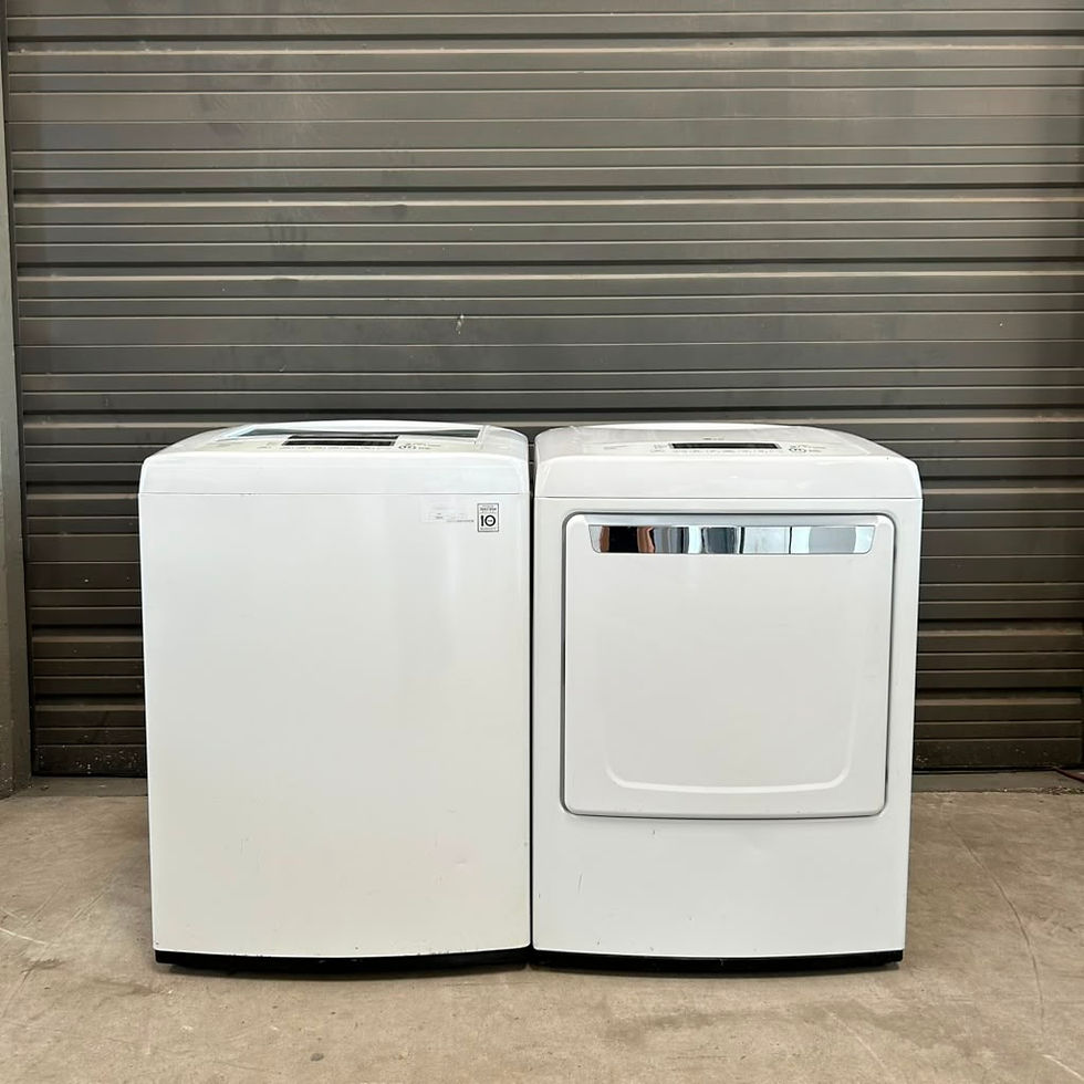 Thumbnail: LG Refurbished Washer and Dryer, Top load 4.1 cu.ft Austin 4536