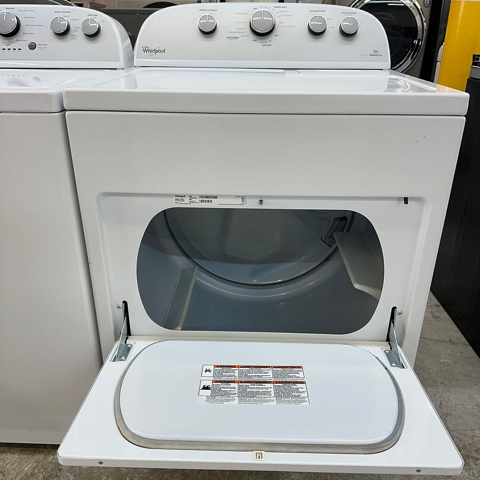 Thumbnail: Whirlpool Refurbished Washer and Dryer, Top load 4.3 cu.ft Irving 7515