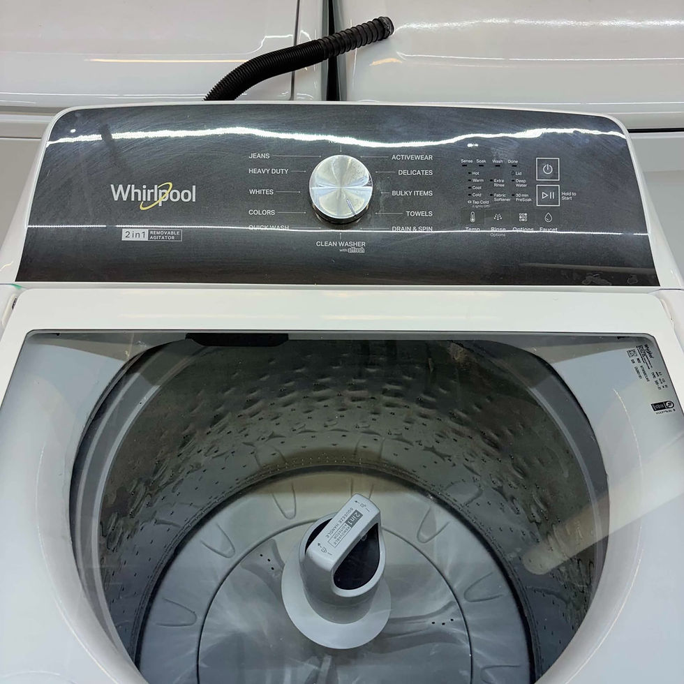 Miniatura: Whirlpool WTW5057LW0 Washer 4.7 CF - Top Load - Refurbished - White - Irving 665