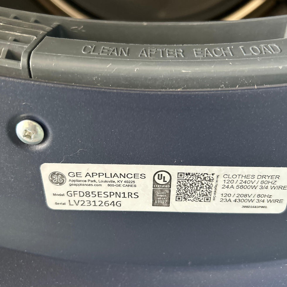 Miniatura: GE Refurbished Washer and Dryer, Front load 5.0 cu.ft Austin 0115