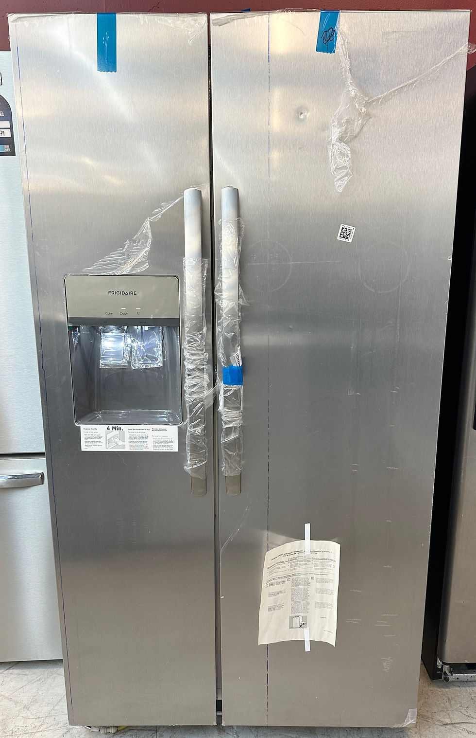 Thumbnail: Frigidaire Open Box Refrigerator, Side-by-Side 25.6 cu.ft Irving 9928