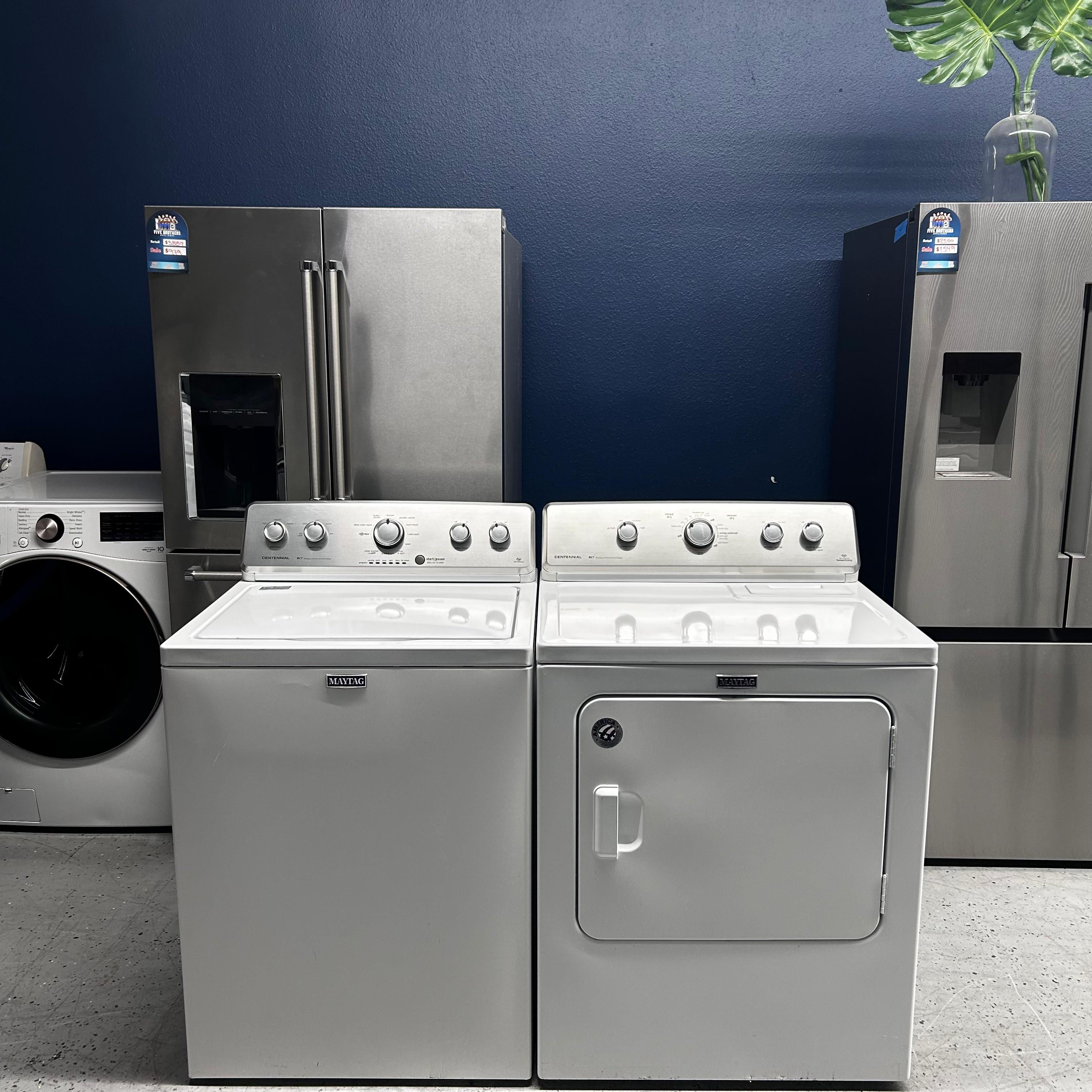 Maytag Refurbished Washer and Dryer, Top Load 4.2 cu.ft Austin 4334