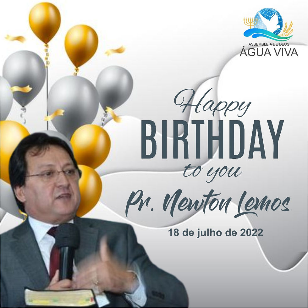 Feliz aniversário! 