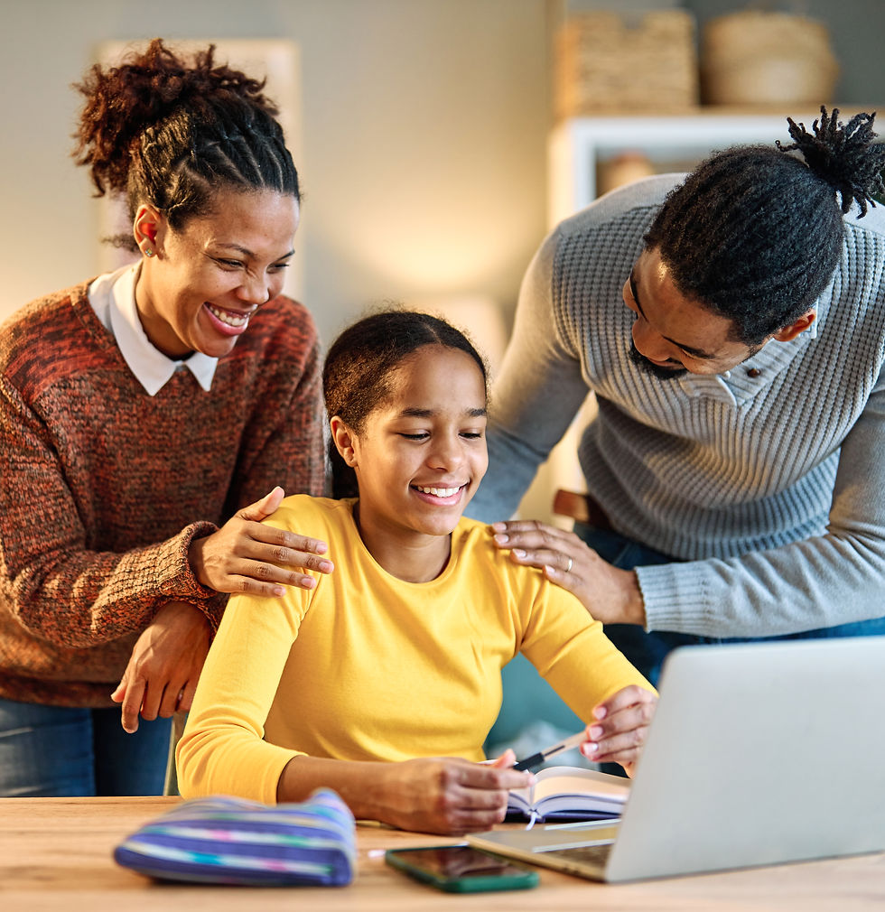 Happy Parents with a good parenting plan