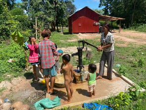 O様のご支援による小型井戸が完成しました(ソムラオン村 ヌーンさん)