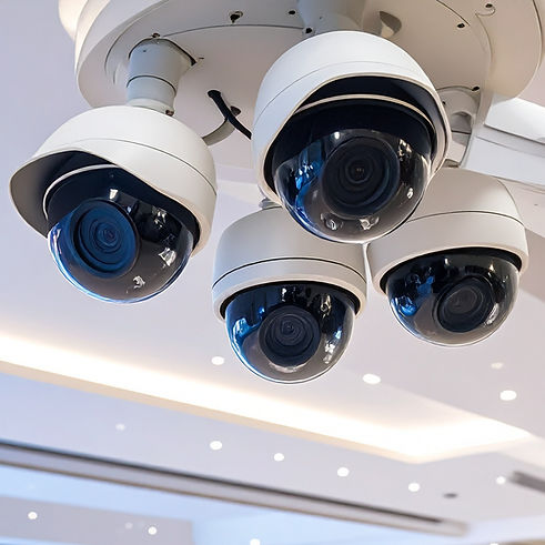 Firefly_caméras de surveillance au plafond dans un hall d'immeuble d'habitation 925705_ed