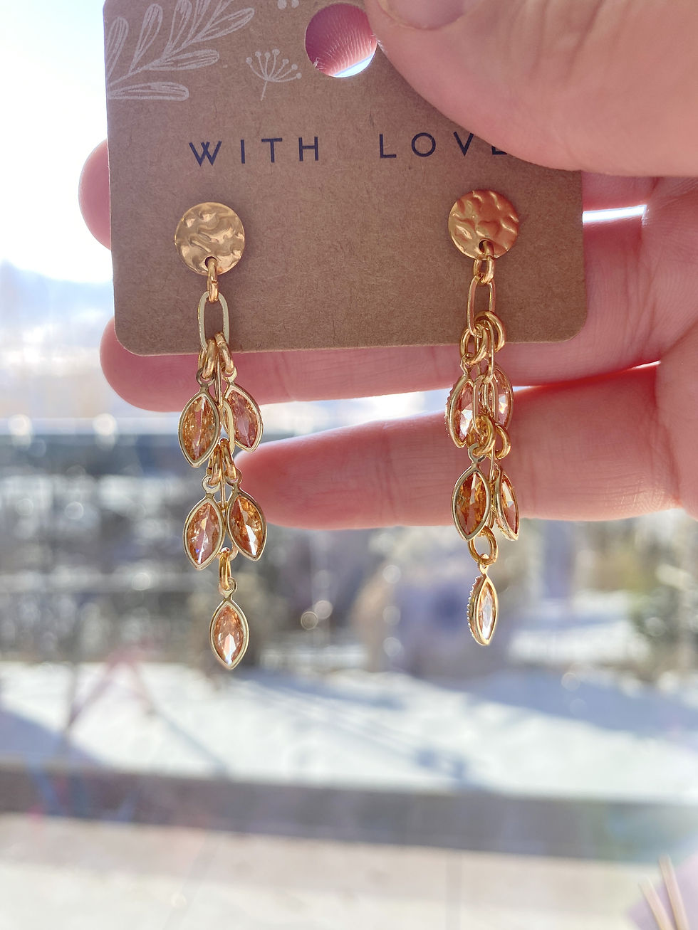 Miniaturbild: Ohrringe GOLDEN LEAF