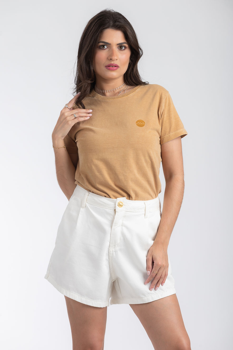 Miniatura: Camiseta Basics Estonada Feminina