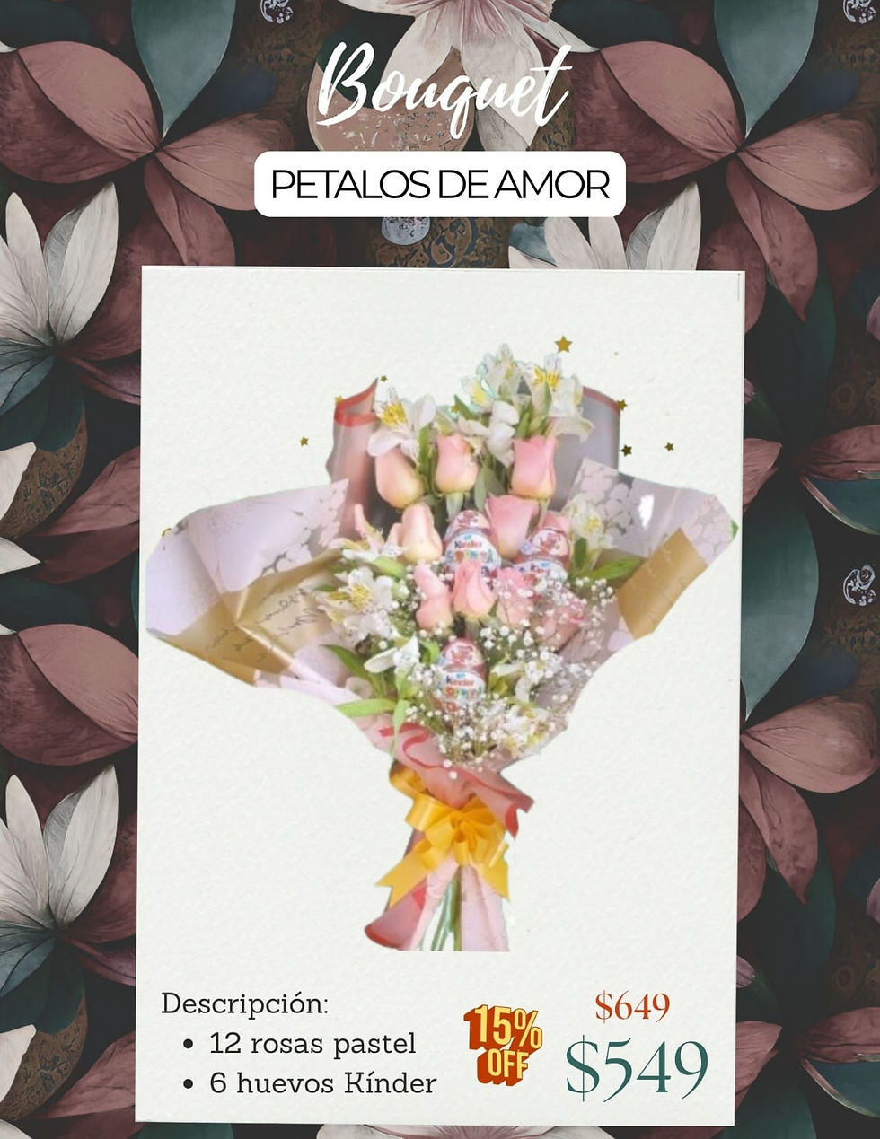 BOUQUET PETALOS DE AMOR