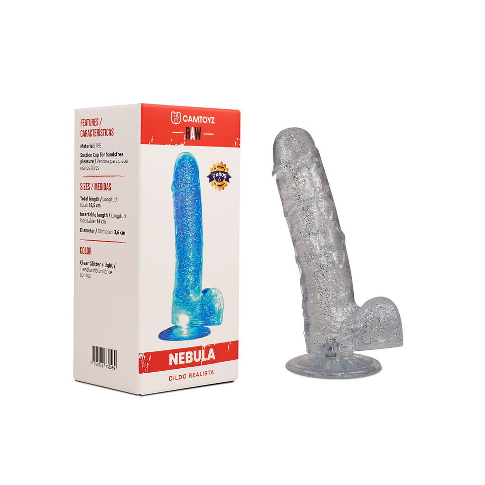 Dildo Realista Nebula Transparente