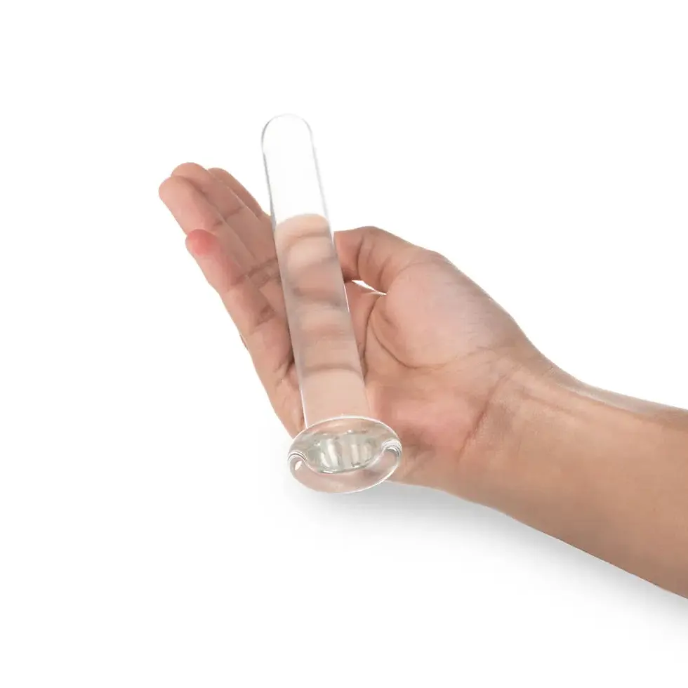 Dildo de Vidrio Matthew Transparente