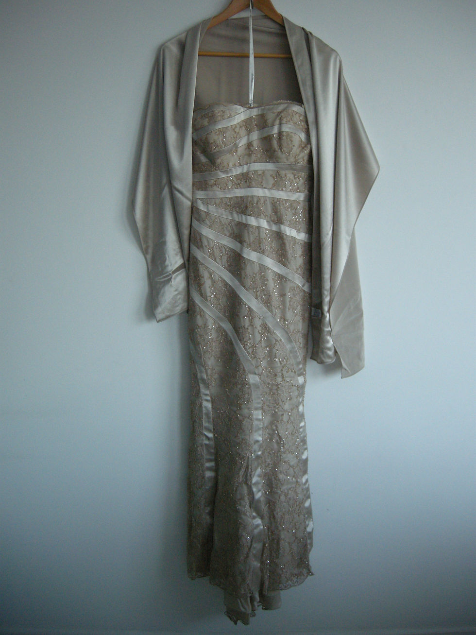 Thumbnail: Vestido casamento longo renda NY