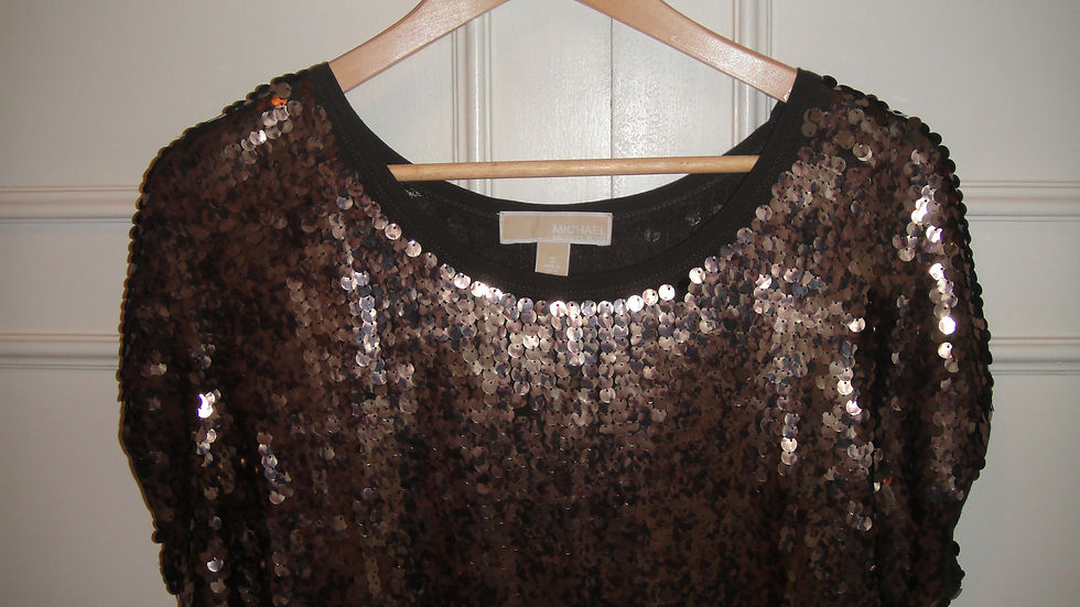 Thumbnail: Vestido paetês Michael Kors de R$ 400,00 por