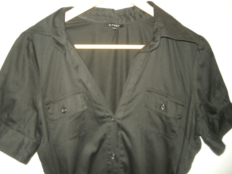 Thumbnail: Vestido chemise com faixa Ateen de R$ 110,00 por