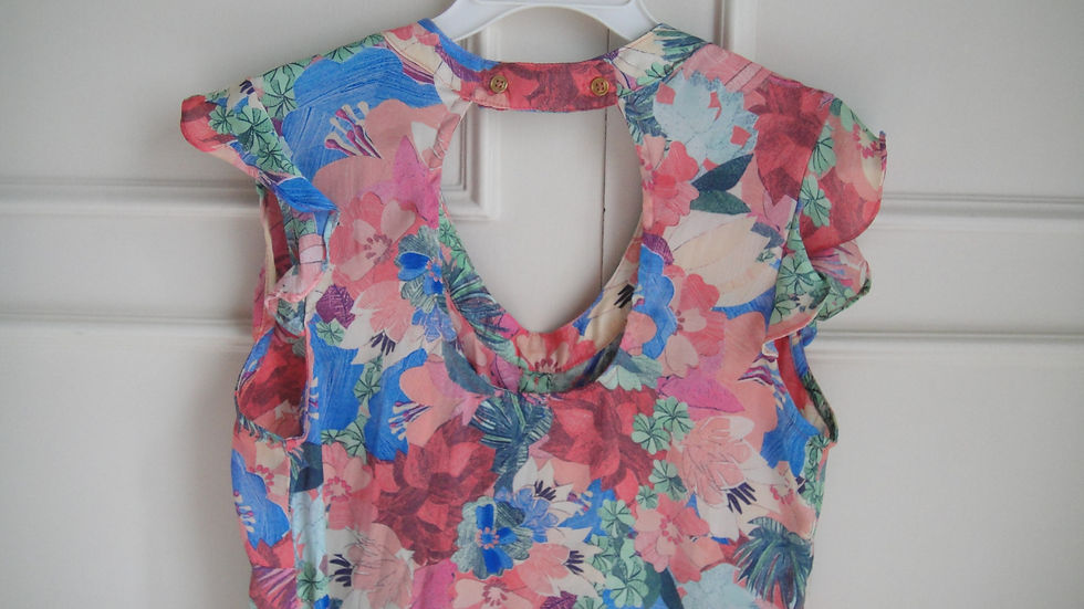 Thumbnail: Blusa babados Aquamar