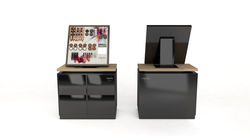 Render 3D Mobile Cosmetici Cipria Milano