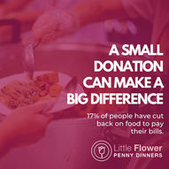 A small donation can make a big difference 