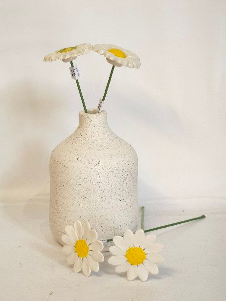 MB Bud Vase and Flowers