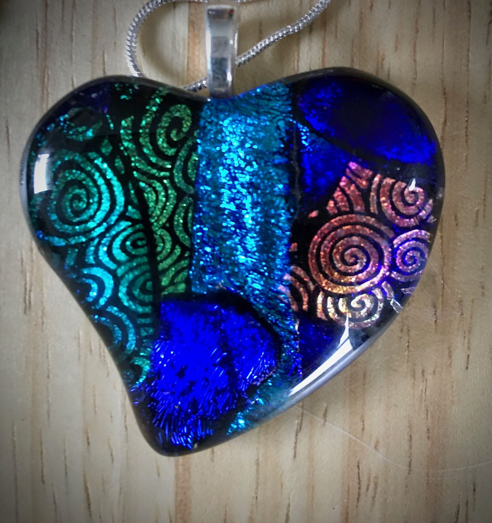 Heart Pendant Blues 2
