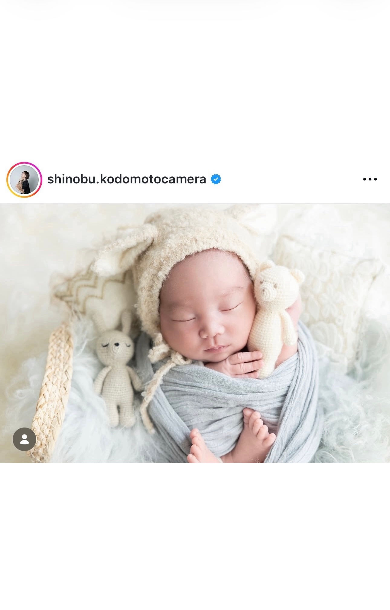 新作・羊さんボンネット帽子と人形セット・クリーム色