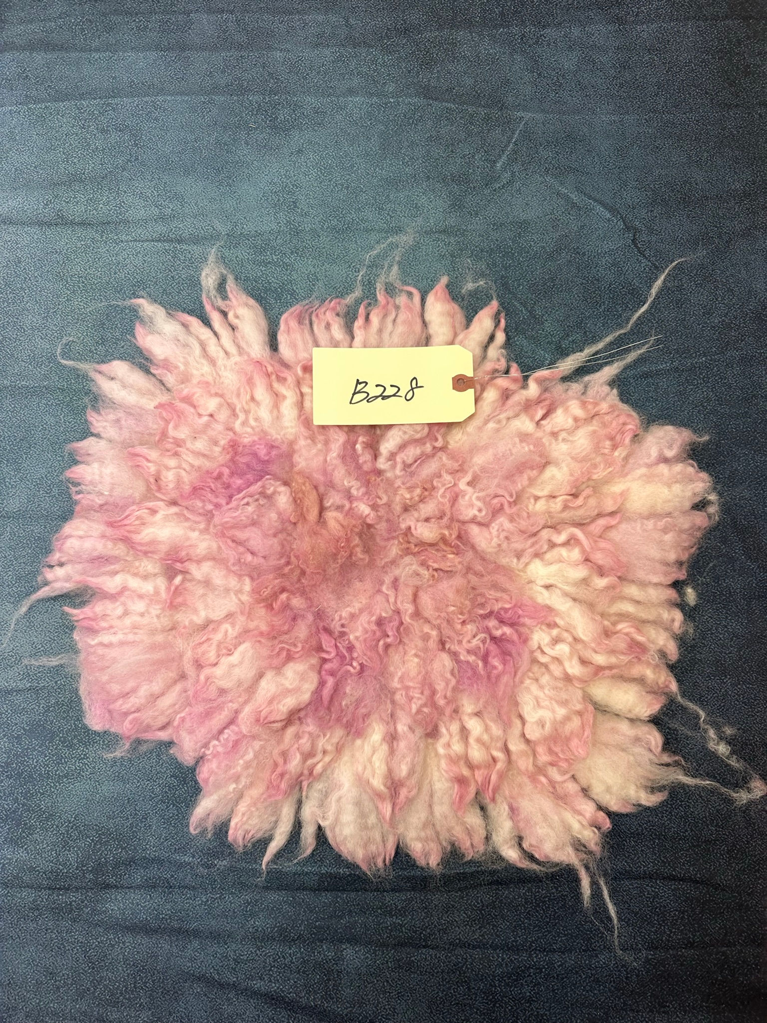 在庫１枚のみございます・カーリフェルト・Curly felt #B１２