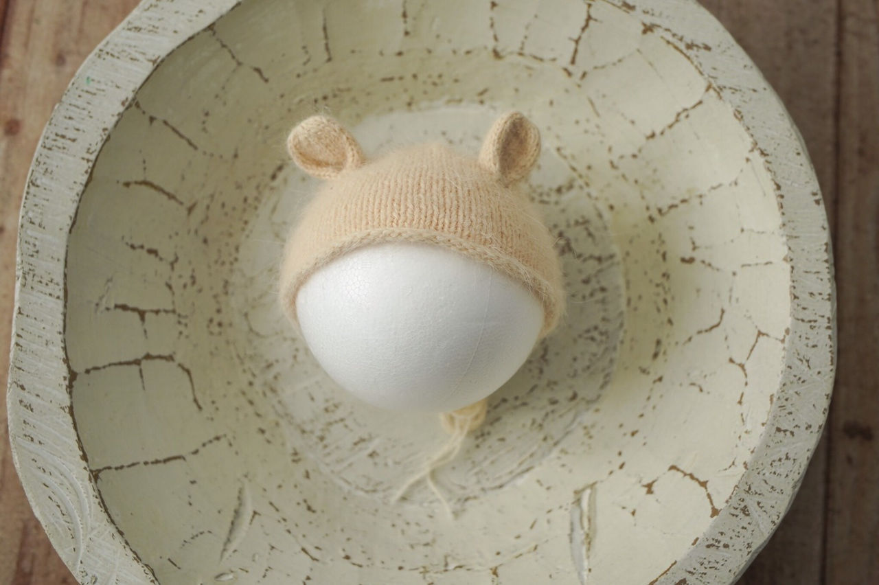 Newborn Bonnet・ボンネット帽子＃Ｂ