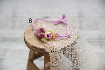 サムネイル： Newborn headband・ニューボーン用ヘッドバンド＃A25