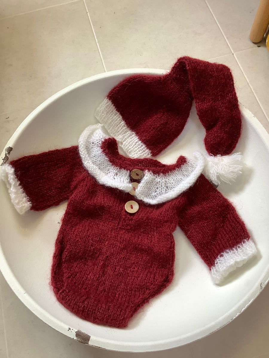 Newborn Romper ・ニューボーン用衣装・クリスマス・＃４