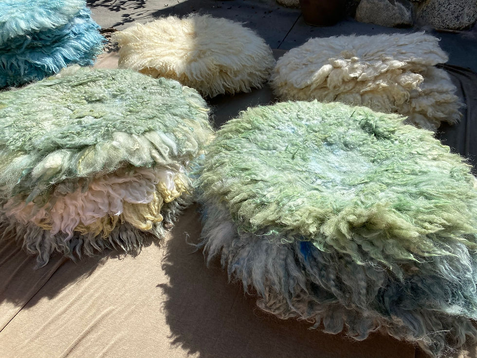 サムネイル： Curly felt・カーリフェルト・サンプル写真＃B