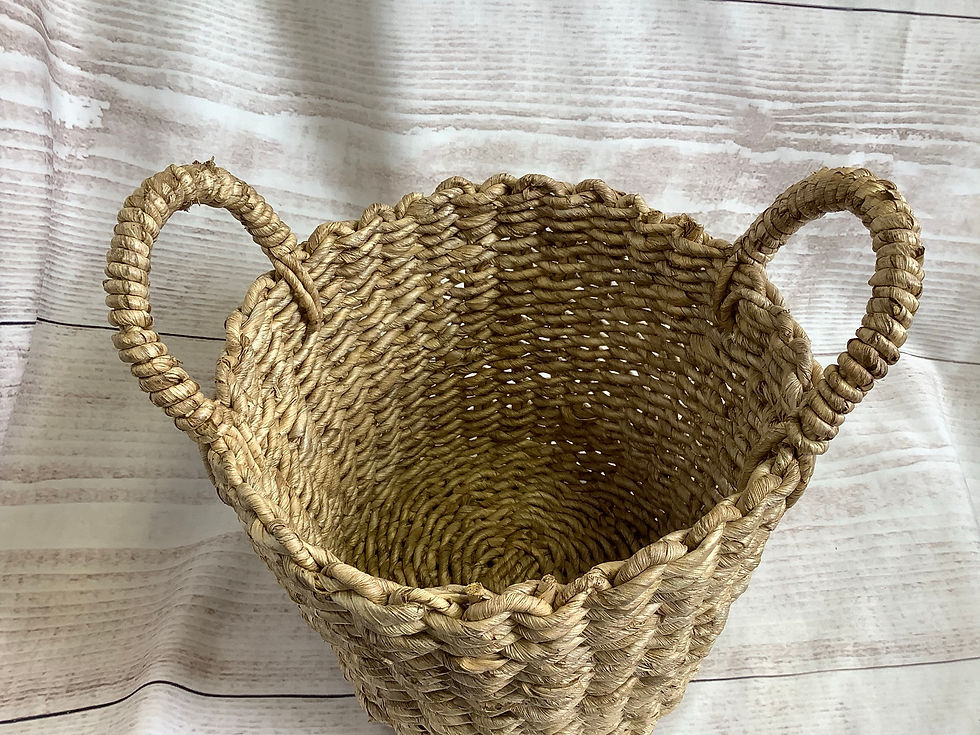 サムネイル： 1週間レンタル・又は購入をお選びください・麦わらバスケット＃A1