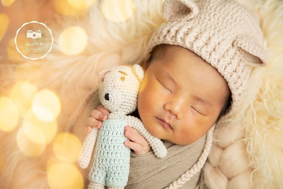 サムネイル： Newborn doll・熊さん・ニューボーン用人形＃B２