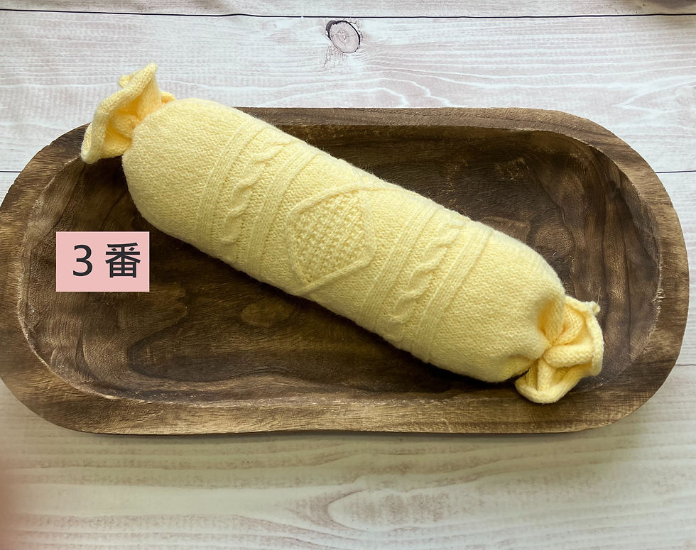 サムネイル： お好みの枕＆ボンネット帽子セット・番号をお選びください・＃C9