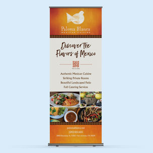 Paloma Blanca Pop Up Banner