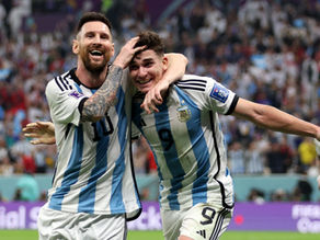 Argentina se mete a la final con gran actuación de Messi y Álvarez