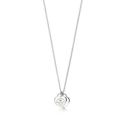 Return to Tiffany™ Heart Tag Pendant with Crystal in Sterling