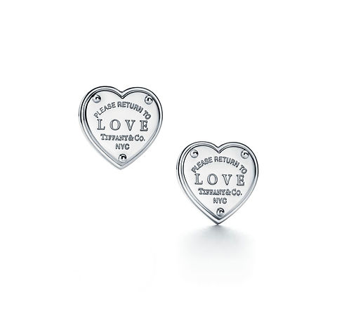 Return To Tiffany Border Love Earrings | Diamond Cabin