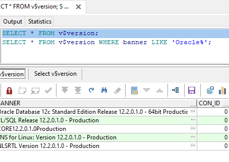 Get Oracle Version